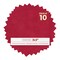 Red Suede 3x3 Inch Uncut Mat Board - Blank Sheets, No Opening